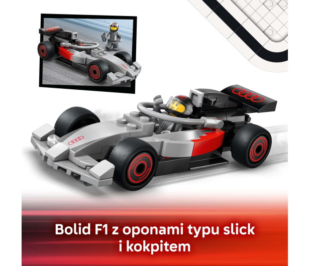 LEGO CITY 60493 Ciężarówka F1® z bolidem Audi F1® - 1489556 - zdjęcie 7